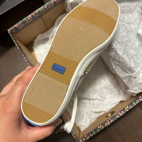 NIB Rifle Paper Co. x Keds pink floral tennis shoes. - Picture 12 of 16